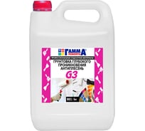 Грунтовка глубокого проникновения ГАММА Антиплесень G3 5 кг 233895