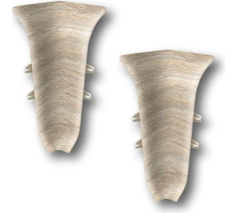 Внутренний угол для плинтуса IDEAL Классик 55 мм, 273 сосна светлая К-П55-В-Ф2 273 СОС СВТ