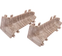 Внутренний угол для плинтуса IDEAL Классик 55 мм, 208 дуб мокко К-П55-В-Ф2 208 дуб МОК