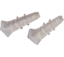 Внутренний угол для плинтуса IDEAL Классик 85 мм, 253 ясень серый К-П85-В-Ф2 253 ЯСН СЕР