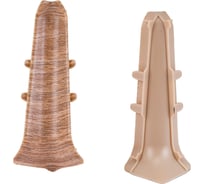 Внутренний угол для плинтуса IDEAL Классик 85 мм, 203 дуб беленый К-П85-В-Ф2 203 дуб БЛН