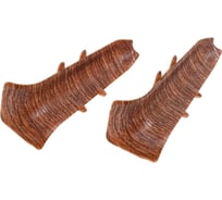 Внутренний угол для плинтуса IDEAL Классик 70 мм, 293 орех темный К-П70-В-Ф2 293 ОРХ ТЕМ