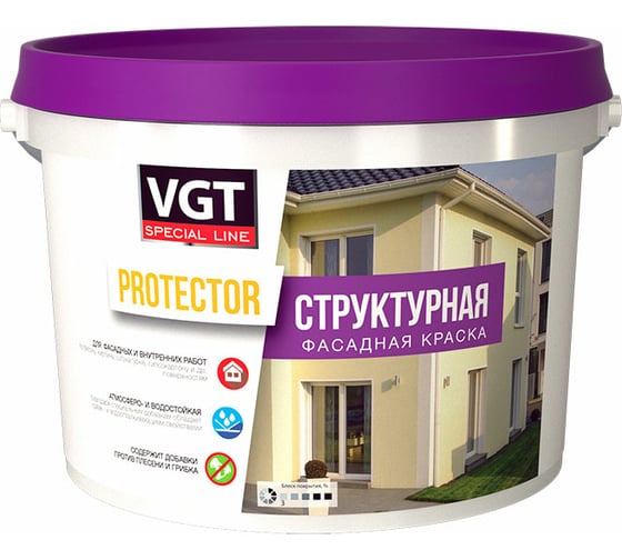 Структурная краска VGT Protektor 15 кг 11607711 1