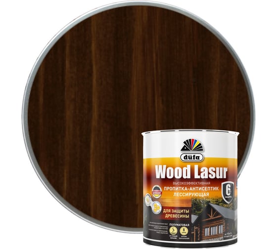 Пропитка Dufa WOOD LASUR палисандр 0,9 л МП00-008631