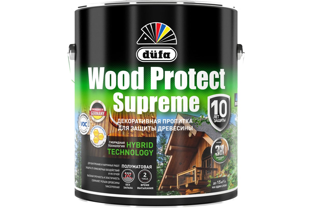 Защищенные отзывы. Средство деревозащитное Dufa Wood protect Supreme 0,75л Горная сосна, арт.мп00-008387. Dufa Wood protect Supreme. Декоративная пропитка Дюфа Wood protect. Dufa Wood protect белая матовая.