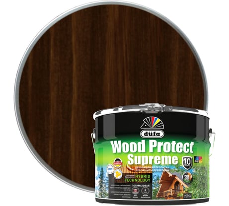 Пропитка Dufa WOOD PROTECT Supreme, палисандр 9 л МП00-008395
