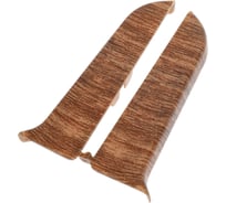 Торцевые заглушки для плинтуса IDEAL Классик 70 мм, 281 Палисандр К-П70-Тп-Ф1 281 ПЛС