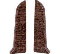 Торцевые заглушки для плинтуса IDEAL Классик 70 мм, 292 орех миланский К-П70-Тп-Ф1 292 ОРХ МИЛ 22388295