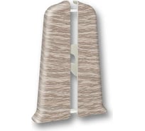 Торцевые заглушки для плинтуса IDEAL Классик 70 мм, 229 дуб латте К-П70-Тп-Ф1 229 дуб ЛАТ