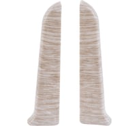 Торцевые заглушки для плинтуса IDEAL Классик 85 мм, 230 дуб айсберг К-П85-Тп-Ф1 230 дуб АЙС