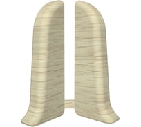 Торцевые заглушки для плинтуса IDEAL Классик 55 мм, 263 клен северный К-П55-Тп-Ф1 263 КЛН СЕВ