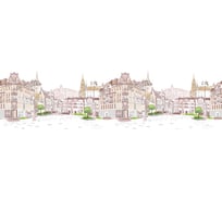 Универсальная самоклеящаяся пленка Декор Трейдинг Уличный пейзаж 3000*600 глянец