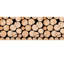 Универсальная самоклеющаяся пленка Декор Трейдинг Бревна 2000*600 глянец пленкаБревна2000*600