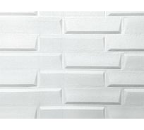 Универсальная самоклеящаяся пленка Декор Трейдинг Камень перламутровый белый3000*600 глянец