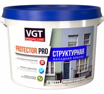 Структурная фасадная краска VGT ProtektorPRO 7 кг 11607714