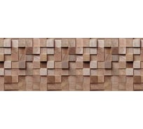 Универсальная самоклеящаяся пленка Декор Трейдинг Деревянное панно 3D 4000*600 глянец