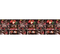 Универсальная самоклеящаяся пленка Декор Трейдинг Клубника в шоколаде 3000*600 глянец