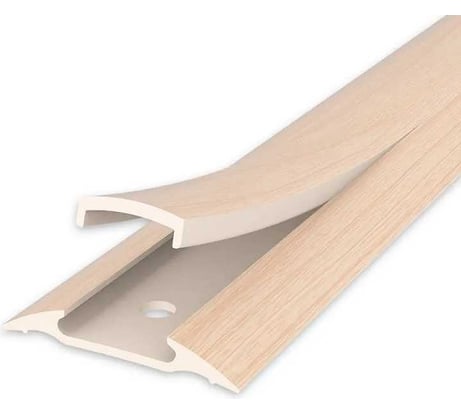 Порог с монтажным каналом IDEAL 42 мм, 0.9 м, 261 клен, 1 шт. ПМК42-0,9 261 КЛН