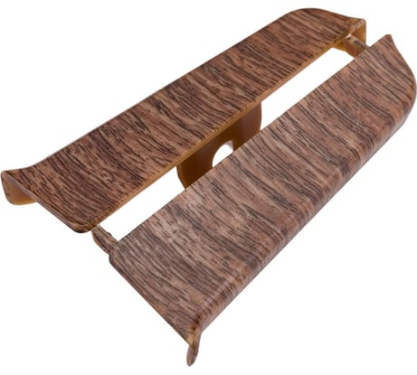 Торцевые заглушки для плинтуса DECONIKA (70 мм; 291 Орех; 2 шт.) Д-П70-Тп-Ф1 291 ОРХ