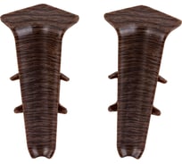 Внутренний угол для плинтуса DECONIKA (70 мм; 301 Венге; 2 шт.) Д-П70-В-Ф2 301 ВНГ