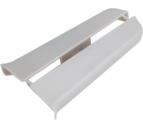 Торцевые заглушки для плинтуса DECONIKA (85 мм; 002 Светло-серый; 2 шт.) Д-П85-Тп-Ф1 002 СВТ СЕР