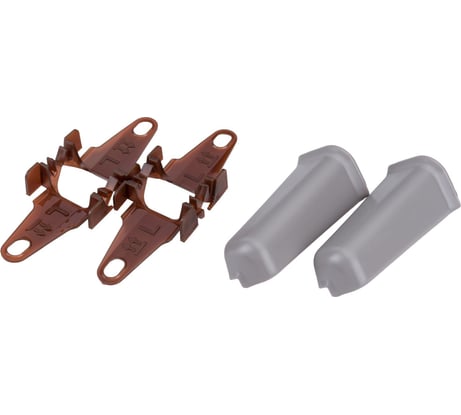 Наружный угол для плинтуса DECONIKA (70 мм; 036 Платиново-серый; 2 шт.) Д-П70-Нк-Ф2 036 ПЛТ СЕР