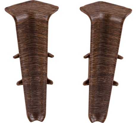 Внутренний угол для плинтуса DECONIKA (85 мм; 291 Орех; 2 шт.) Д-П85-В-Ф2 291 ОРХ