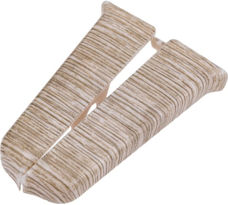 Торцевые заглушки для плинтуса DECONIKA (70 мм; 208 Дуб мокко; 2 шт.) Д-П70-Тп-Ф1 208 ДУБ МОК