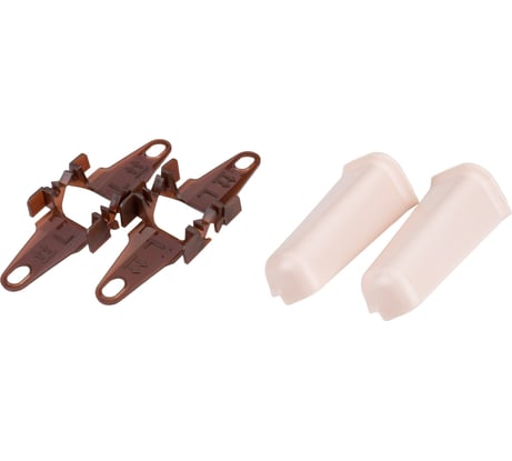 Наружный угол для плинтуса DECONIKA (70 мм; 034 Свт слоновая кость; 2 шт.) Д-П70-Нк-Ф2 034 СВТ СЛК