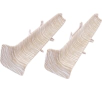 Внутренний угол для плинтуса DECONIKA (85 мм; 418 Дуб жемчужный; 2 шт.) Д-П85-В-Ф2 418 ДУБ ЖМЧ