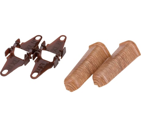 Наружный угол для плинтуса DECONIKA (85 мм; 221 Дуб янтарный; 2 шт.) Д-П85-Нк-Ф2 221 ДУБ ЯНТ