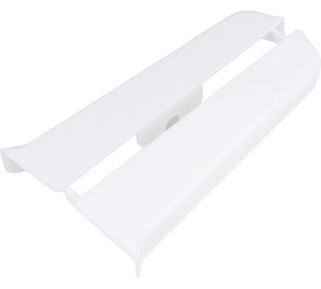 Торцевые заглушки для плинтуса DECONIKA (85 мм; 001 Белый; 2 шт.) Д-П85-Тп-Ф1 001 БЕЛ