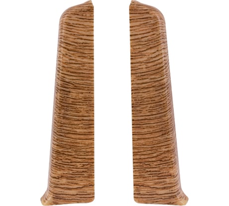 Торцевые заглушки для плинтуса DECONIKA (85 мм; 211 Дуб рустик; 2 шт.) Д-П85-Тп-Ф1 211 ДУБ РСТ