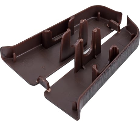 Торцевые заглушки для плинтуса DECONIKA (55 мм; 303 Венге темный; 2 шт.) Д-П55-Тп-Ф1 303 ВНГ ТЕМ