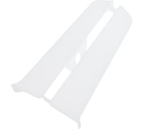 Торцевые заглушки для плинтуса DECONIKA (85 мм; 001-G Белый глянец; 2 шт.) Д-П85-Тп-Ф1 001-0 БЕЛ-Г