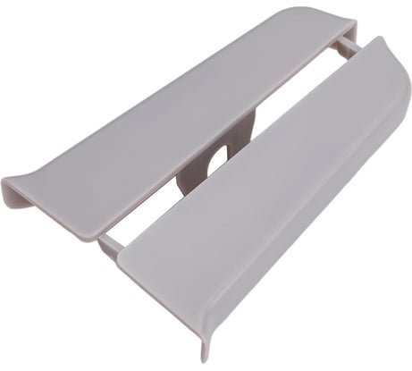 Торцевые заглушки для плинтуса DECONIKA (70 мм; 036 Платиново-серый; 2 шт.) Д-П70-Тп-Ф1 036 ПЛТ СЕР