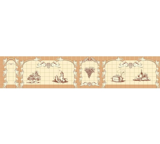 Кухонный фартук Декор Трейдинг Кухня 2000х600 мм Кухня16892000*600мм 1
