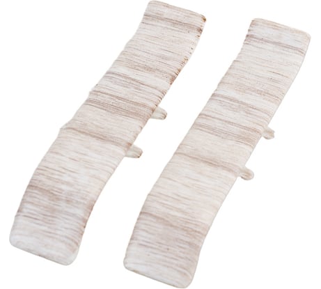 Соединитель для плинтуса IDEAL Классик 70 мм, 267 клен белый К-П70-С-Ф2 267 КЛН БЕЛ