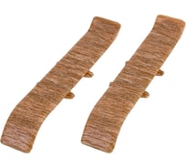 Соединитель для плинтуса IDEAL Классик 85 мм, 203 дуб беленый К-П85-С-Ф2 203 дуб БЛН