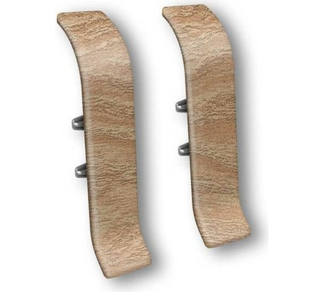 Соединитель для плинтуса IDEAL Классик 70 мм, 206 дуб коньячный К-П70-С-Ф2 206 дуб КНЧ