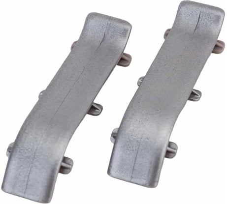 Соединитель для плинтуса Ideal 55мм Классик 081 серебристый К-П55-С-Ф2 081 СРБ