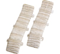 Соединитель для плинтуса IDEAL Классик 55 мм, 252 ясень белый К-П55-С-Ф2 252 ЯСН БЕЛ 22389237