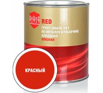 Грунт-эмаль по ржавчине ЗАО Декарт 3 в 1 красный 2,5 кг 30546