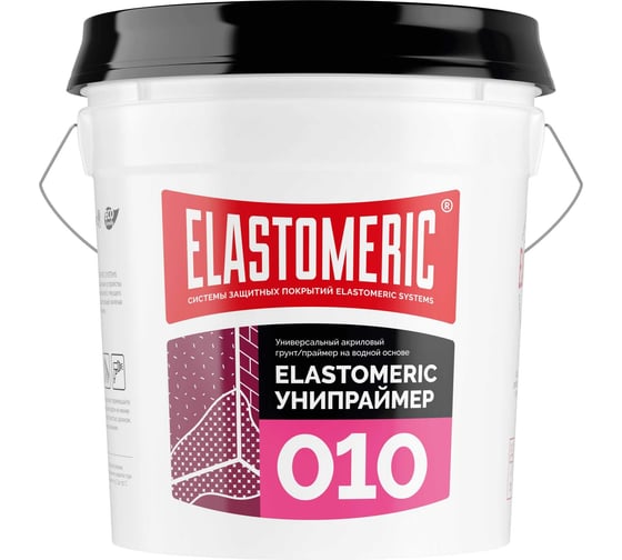 Универсальная акриловая концентрированная грунтовка Elastomeric Systems Elastomeric 010 17 кг 0010001