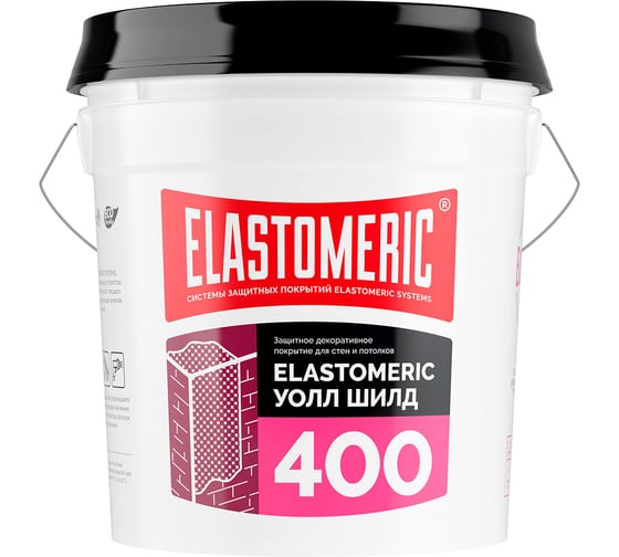 Универсальная эластичная защитная краска Elastomeric Systems 400 WALL SHIELD (20 кг; База С) 400403
