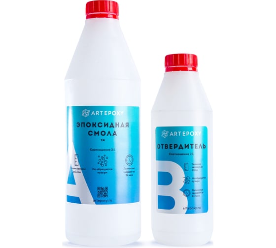 Эпоксидная смола для творчества (быстросохнущая) ArtEpoxy Quick, 1 кг Crystal  ВИ-21647