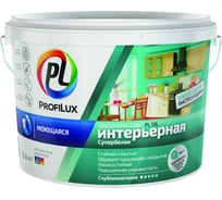 ВД краска Profilux PL- 13L латексная моющаяся супербелая база 1, 1,4 кг Н0000004180