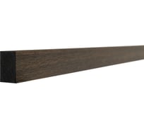 Рейка интерьерная ударопрочная влагостойкая Decor-Dizayn венге 20x20x3000 мм 622-93SH