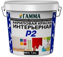 Интерьерная акриловая краска ГАММА 7 кг 233942