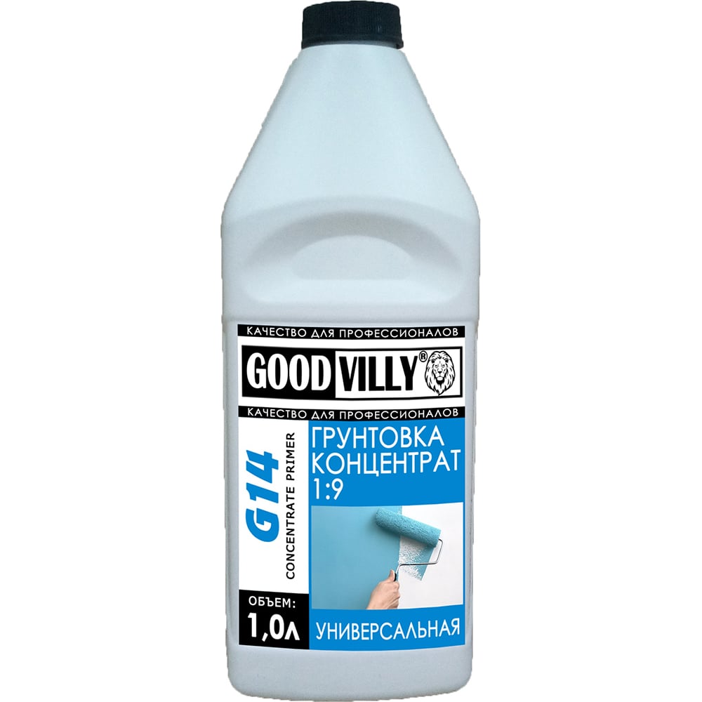 Универсальная грунтовка ГАММА Good Villy G14 концентрат, 1 л 233882 ...